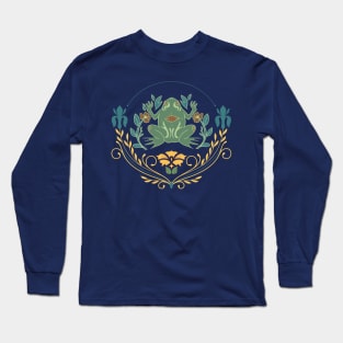 Art Nouveau Frog Long Sleeve T-Shirt